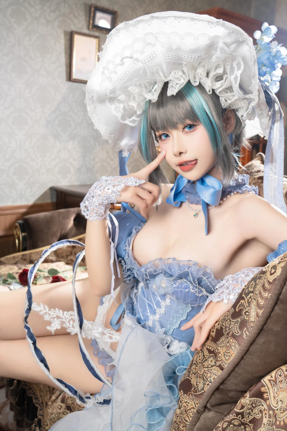 Momoko葵葵 - 柴郡本 礼服 [27P-199MB] tg@simisebaisi 【丝足阁】004.webp